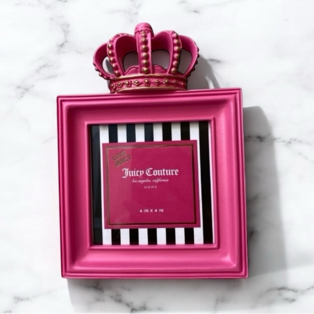 Juicy Couture Pink Crown Photo Frame
